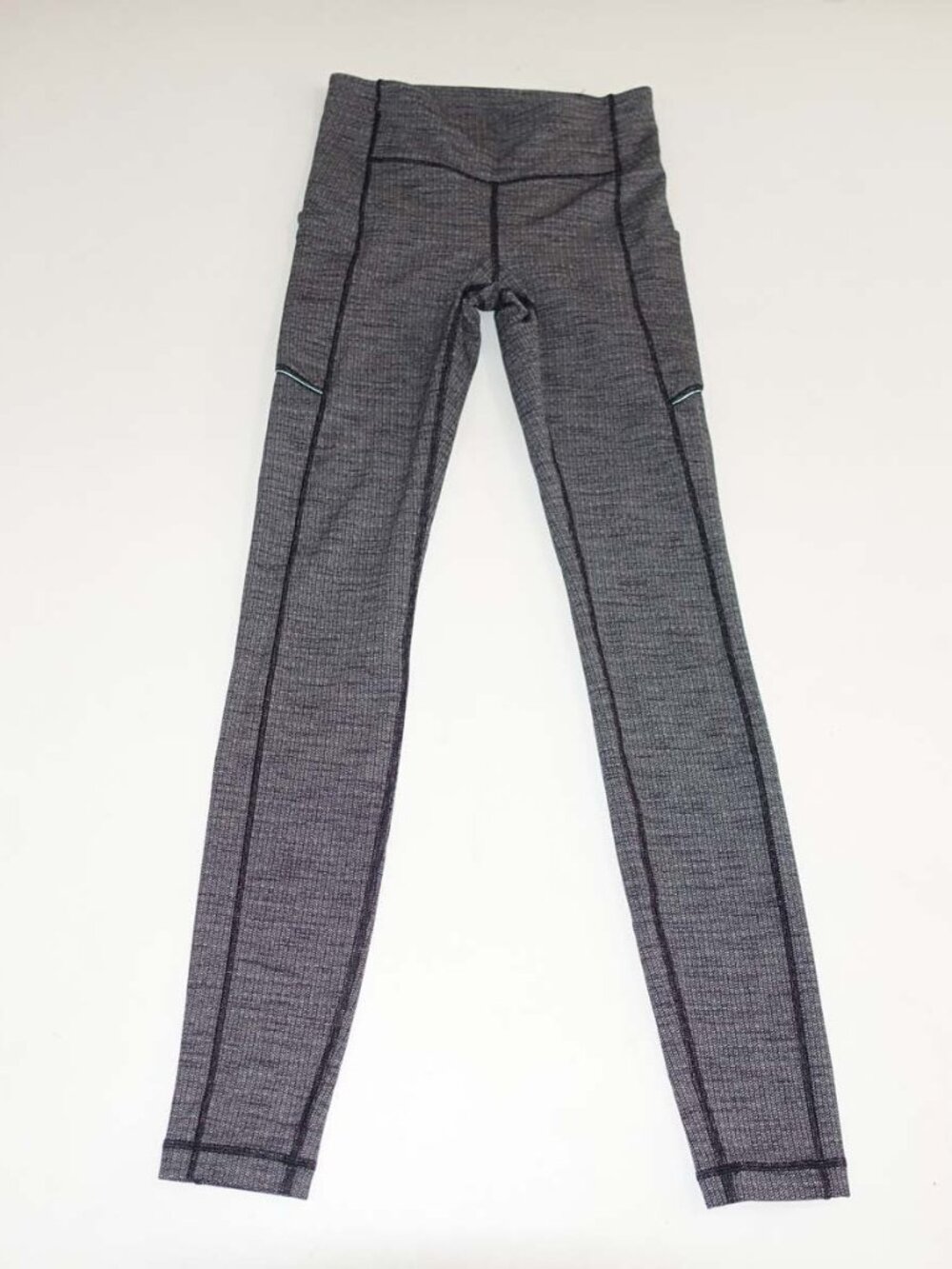 Lululemon Women's Speed Up Tight Legging Pants Size 4 Gray 29" Inseam Stretch